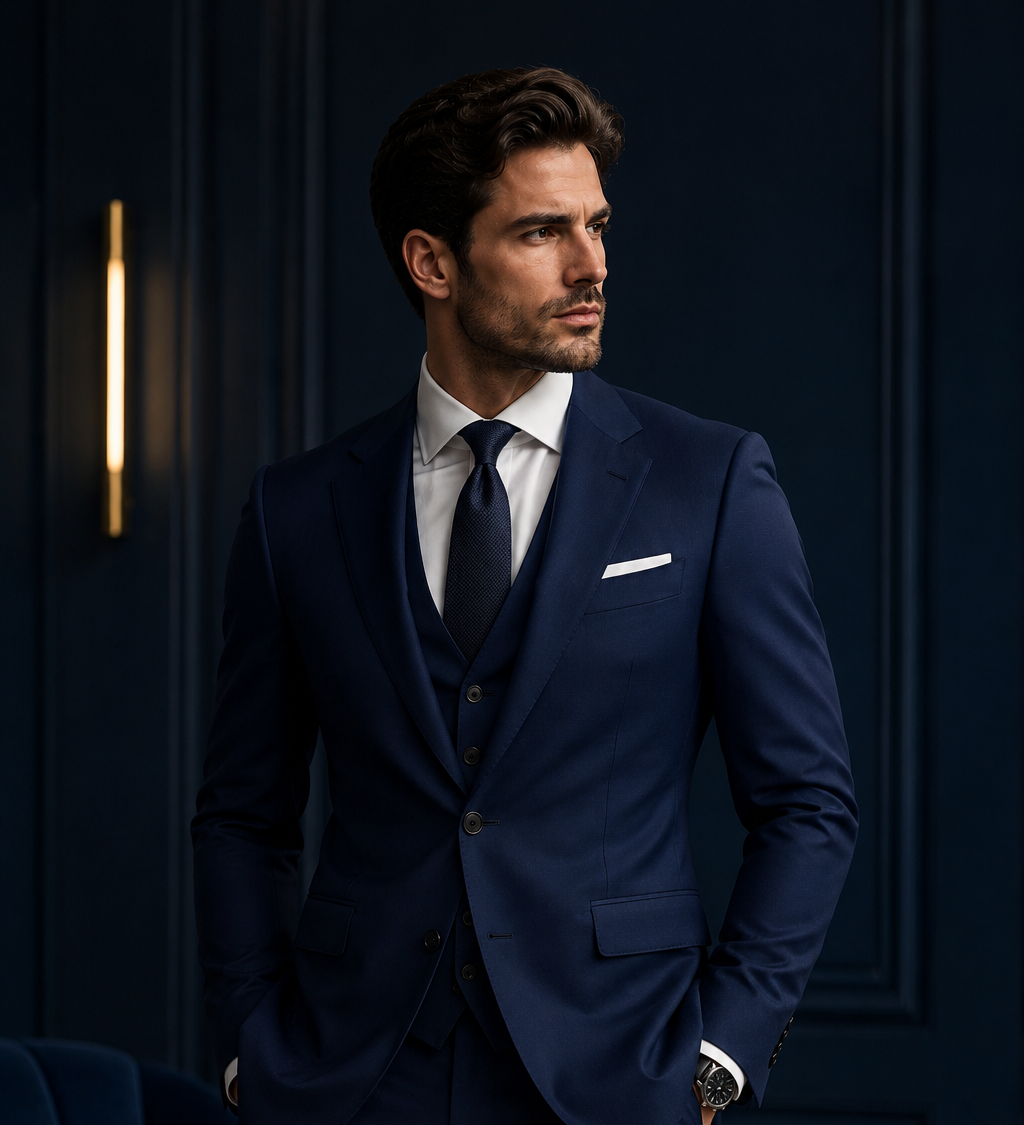 Luxury suit detail